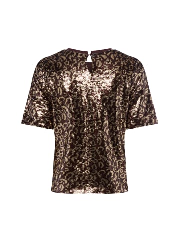Marie Lund Shirt in schoko gold - 0001