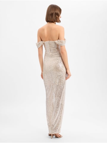 Lipsy Abendkleid in gold - 0001