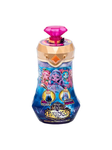 Magic Mixies Pixlings Puppe Amber im REH-Look Magische Enthüllung Zaubertrank-Flasche 5+