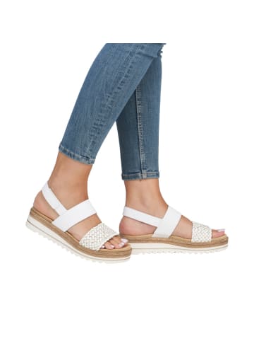 remonte Sandale Sandalette in weiß
