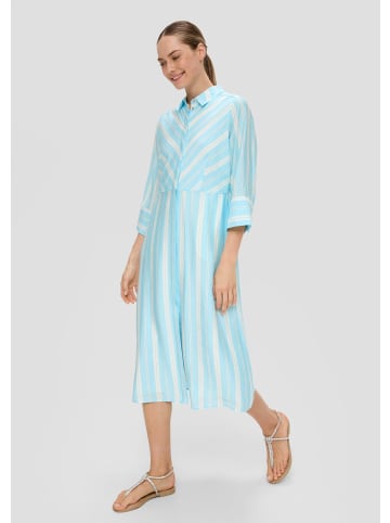 s.Oliver BLACK LABEL Kleid lang in Blau