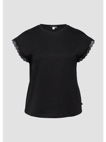 QS T-Shirt in 9999_schwarz