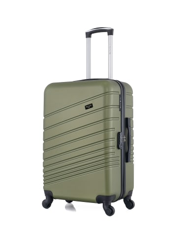 WAVE PARIS Mittelgroßer Hartschalenkoffer TIGRE in Khaki (64L)