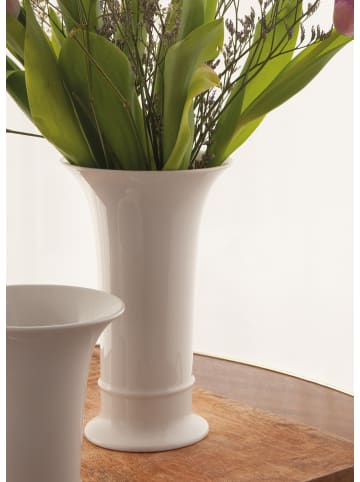 Kaiser Porzellan Vase " Trompete klassisch " in weiß