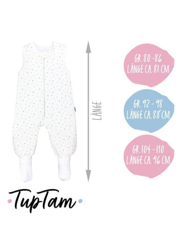 TupTam Baby Winter Schlafsack mit Beinen und Füßen in beige