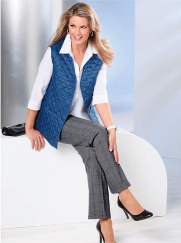 Sieh an! Steppweste in jeansblau