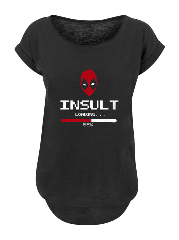 F4NT4STIC T-Shirt Marvel Deadpool Insult Loading in schwarz