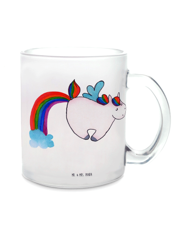 Mr. & Mrs. Panda Teetasse Einhorn Pegasus ohne Spruch in Transparent