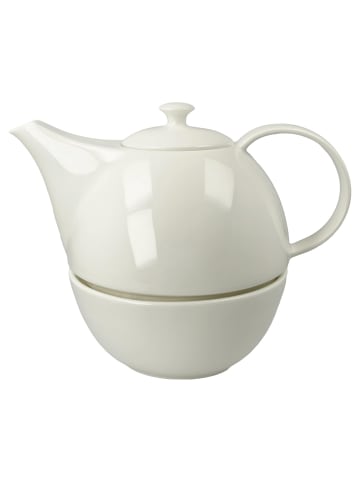 Goebel Teekanne mit Stövchen TableWare in Weiß 1,2 l in weiß