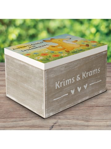 Mr. & Mrs. Panda Truhe Auszubildender Leidenschaft Design mit Sp... in Weiß