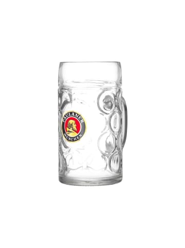 Ritzenhoff & Breker 6er Set Bierkrug Paulaner 1000 ml in transparent