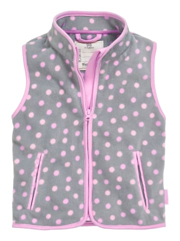 Playshoes Fleece-Weste Punkte in Grau