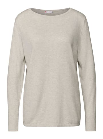 Street One Pullover in tusk cream mel.