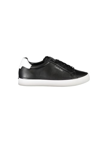 Calvin Klein Schwarze Leder-Sneaker