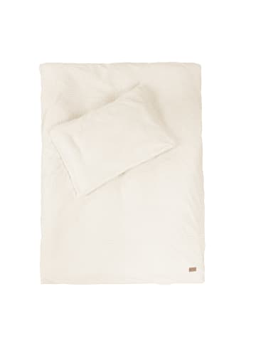 roba Bettwäsche-Set Seashells Oyster' 2-tlg, Bio-Baumwolle 100 x 135 cm - Weiß