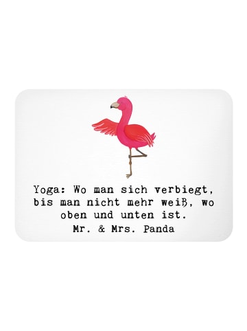 Mr. & Mrs. Panda magnet Yoga BalanZeichen mit Spruch in Weiß
