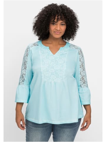 sheego by Joe Browns Shirt in pastellblau