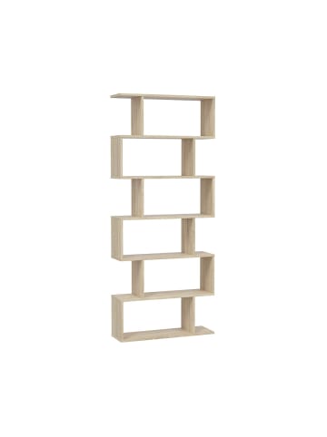 CALICOSY Bücherregal ATHENA in Handgefertigt aus Eiche - (W) 80  x (H) 192  x (L) 24  cm