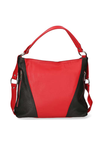 NAEMI Handtasche in Rot Schwarz