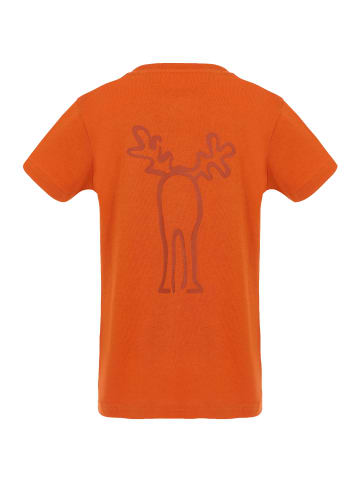 elkline T-Shirt Rudölfchen Kult Elch in darkorange - rust orange