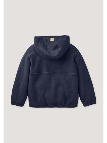 Hessnatur Fleece Jacke in dunkelblau