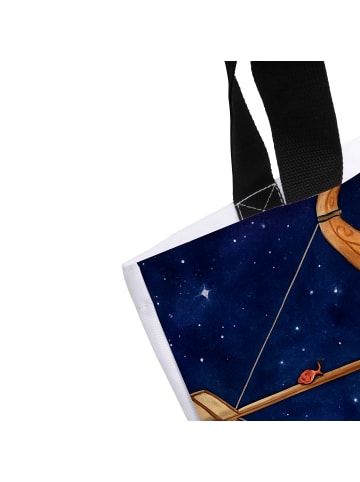Mr. & Mrs. Panda Reisetasche Sternzeichen Schütze Design mit Spruch in Weiß