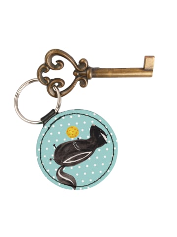 Mr. & Mrs. Panda Anhänger Stinktier Ball ohne Spruch in Türkis Pastell