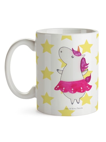 Mr. & Mrs. Panda Pott Einhorn Ballerina ohne Spruch in Weiß