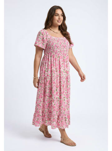 Joella Women Plus Size Dress in PINK