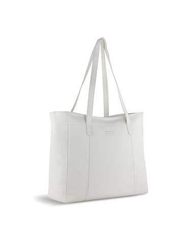 Bugatti Elsa Shopper Tasche Leder 42 cm weiß