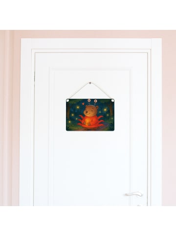 Mr. & Mrs. Panda Schild Krebs Astrologie Design ohne Spruch in Weiß
