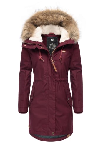 ragwear Parka Tawny in Wine Red22