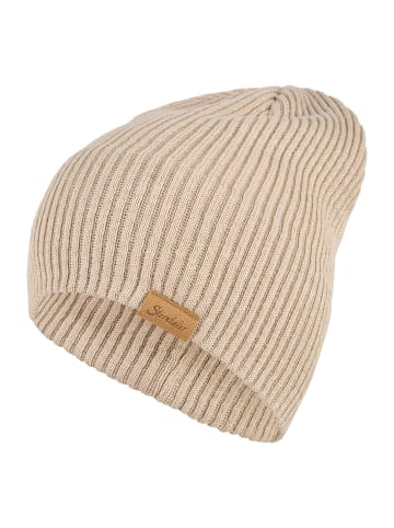 Sterntaler Beanie gerippt in natur