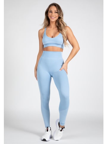 Gorilla Wear Nahtloses Leggings Fitness - Selah - Blue clair