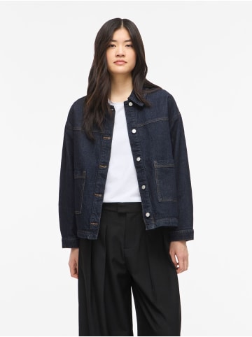 Vila Jacke in Dark Blue Denim1