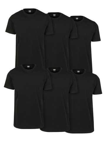 Urban Classics T-Shirts in blk/blk/blk/blk/blk/blk