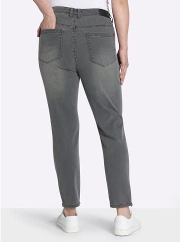 sheego Jeans in grey denim