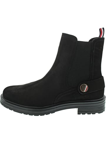 Tommy Hilfiger CCoin Flat Boot Chelsea Boot Schwarz