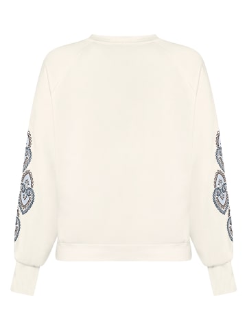 Zero Sweatshirt mit Aufdruck in Patch CreamBlue