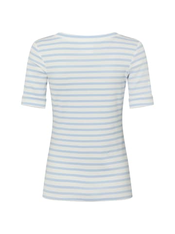 MARC CAIN SPORTS Shirt in hellblau weiß