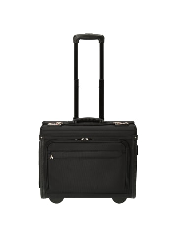 D&N Business & Travel - 2-Rollen Businesstrolley Trolley 46 cm in schwarz