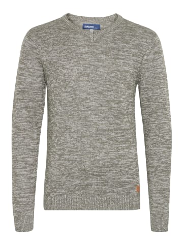 BLEND Strickpullover BHDansel 20704767ME Strickpulli mit V-Ausschnitt in Grau