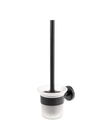 bremermann Bad-Serie PIAZZA BLACK - WC-Garnitur ca. 11,5 x 35 x 14,5 cm (B/H/T)