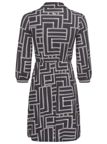 Laura Scott Polokleid in navy-gemustert