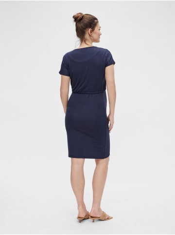 mama licious Umstands Kleid Kurzarm Dress Schwangerschaft Still Mode MLALISON in Navy