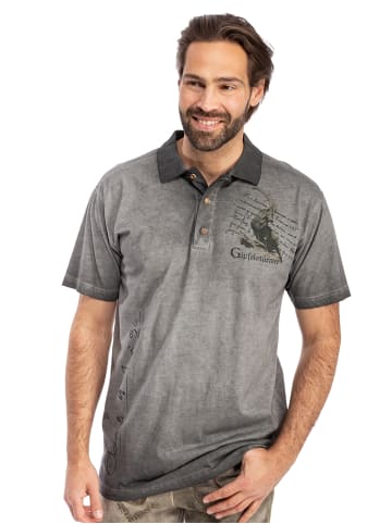 OS-Trachten Poloshirt 428008-3737 in anthrazit