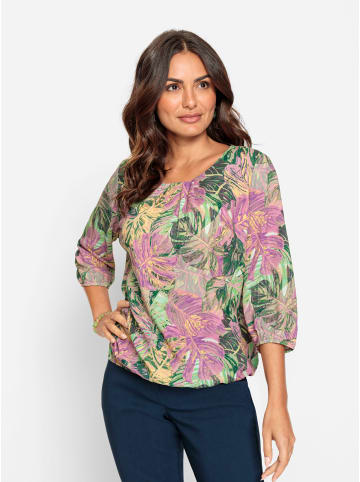 WITT WEIDEN Schlupf-Bluse in rosé-pistazie-bedruckt