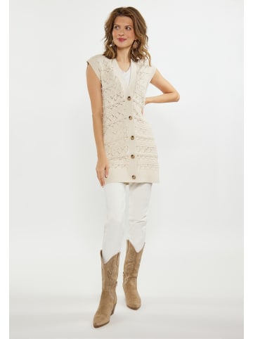 VIRITA Women Weste in Dunkelcreme