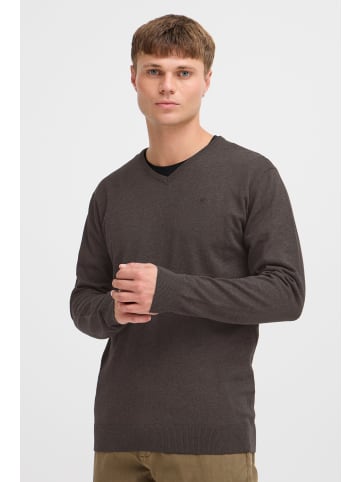 INDICODE Strickpullover IDBellix in grau melange