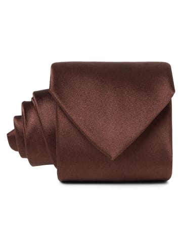 Finshley & Harding Krawatte in schoko - 0002